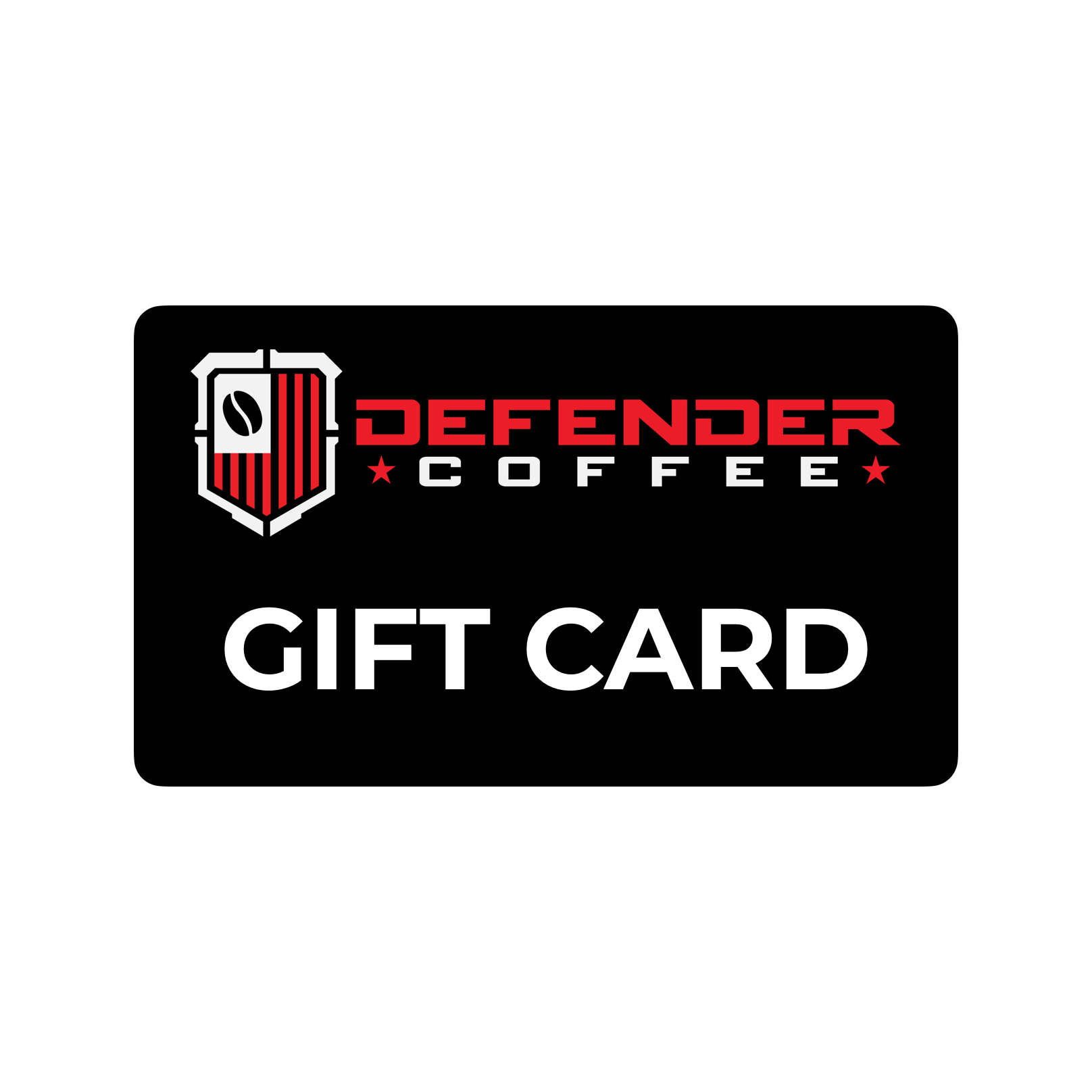 DEFENDER COFFEE GIFT CARD
