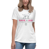 WOMEN'S SAVE A DOG TEE